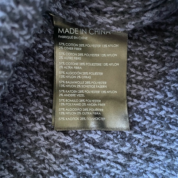 Club Monaco Mockneck knitted A Line sweater - Dark blue XS - Picture 7 of 7